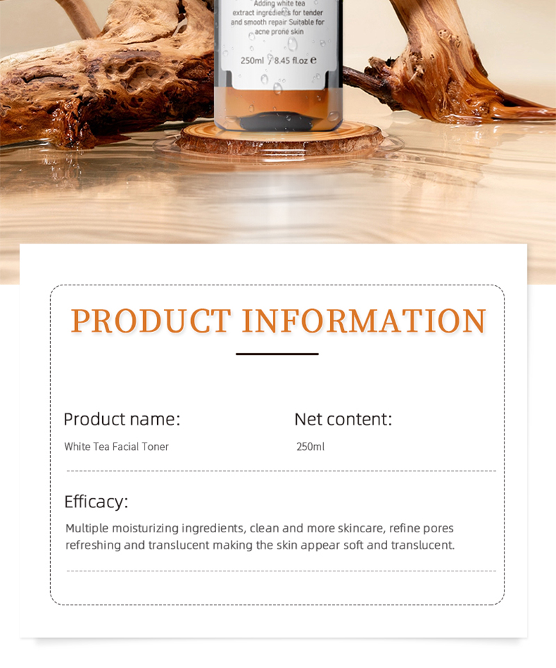 Multiple Moisturizing Ingredients Refine Pores And Make Skin Soft Whitening Face Toner For Hyperpigmentation