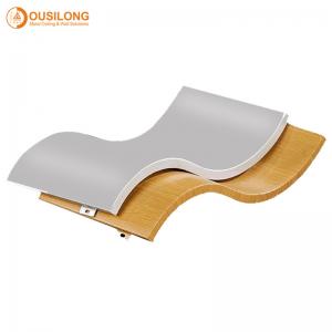 Best Curved Aluminum Wall Panels / Architectural Metal Ceiling Tiles Suspended wholesale