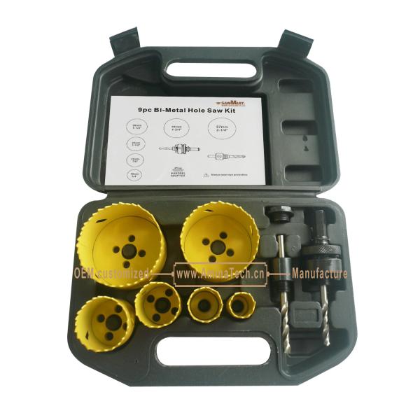 Cheap 9PC Bi-Metal Hole Saw Set,Power Tools,Drill Bits for sale