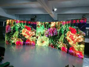 High Refresh Rate 3.91mm Curved LED Display Screen Seamless Splicing