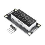 4 Digit LED 0.36" Red LED Display Tube Decimal 7 Segments TM1637 Clock Double