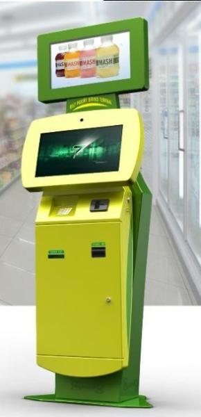Cheap Card Printer Self Payment Kiosk floor standing , interactive display for sale