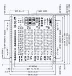 STN 7 Segment LCD Display Instrumentation LCD Module Blue Background And White