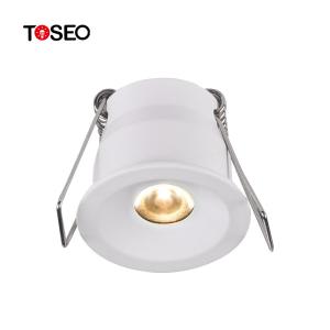 China Black Aluminium 43Mm Mini Downlight 6000k LED Cabinet Light on sale