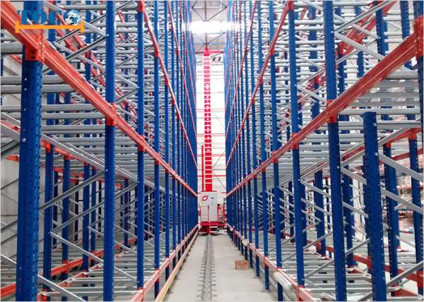 Cheap Smart ASRS Automated Storage Retrieval System , Industrial Warehouse Racking Systems for sale