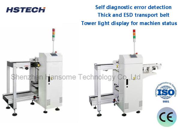 Cheap Thick And ESD Transport Belt Self Diagnostic Error Detection PCB Loader Unloader for sale