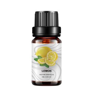 Best Custom 100% Pure Lemon Essential Oil 5ml COA Aromatic Essential Oils ODM wholesale