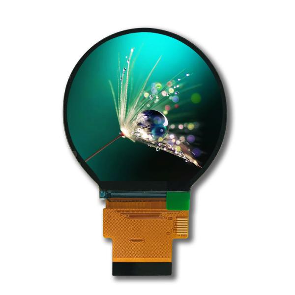 Cheap FPC CTP 250nits Round LCD Display 3 Line SPI RGB 480x480 2.1in for sale