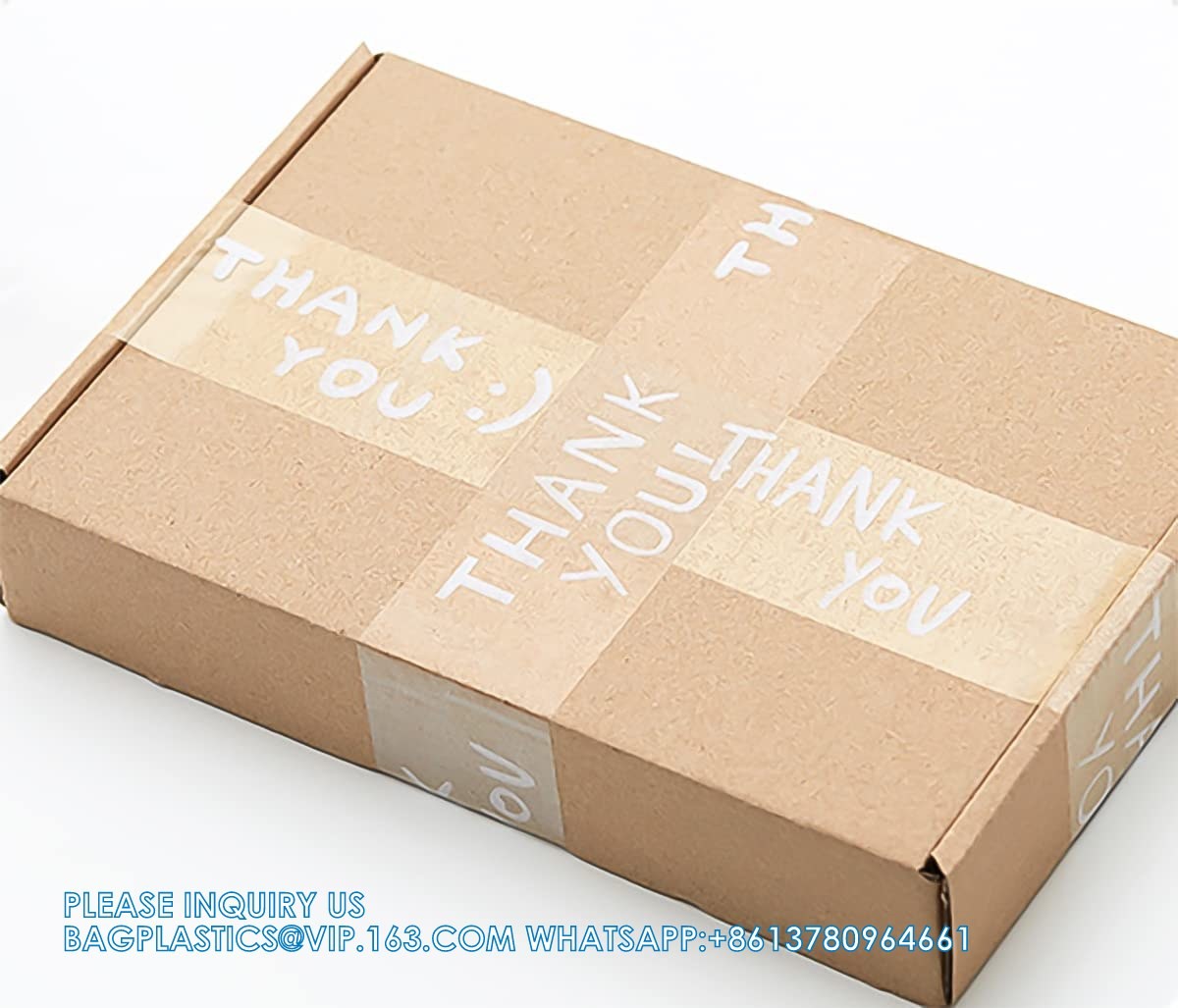 Designer Cute Packing Tape, Colorful Printing Shipping Tape, Carton Decorative Tape For Sealing Boxes, Thank You
