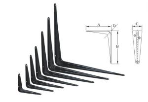 China Waterproof Library Shelf Brackets , Strong Metal Bookshelf Wall Brackets on sale