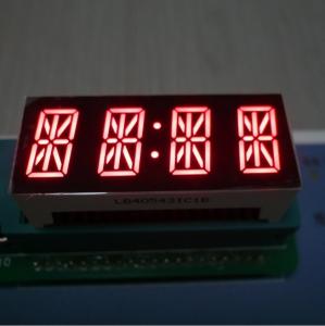 Best 4 Digit 7 Segment Alphanumeric LED Display Bright Red For Instrument Panel wholesale