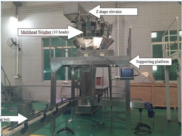 Cheap Carton Packing Machine with Multihead Weigher for sale