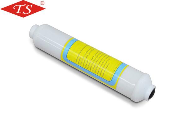 Cheap Small T33 Resin Inline Filtration System , In Line Water Filter Cartridges 320g Weight for sale