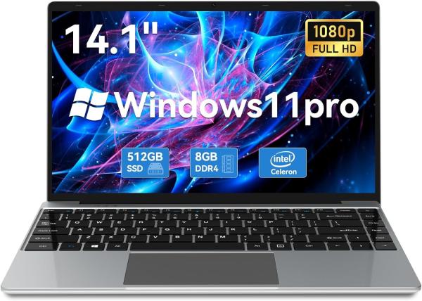 Cheap 8GB RAM 512GB SSD Windows 14 Inch Laptop FHD Display Intel Celeron N4020C Processors for sale