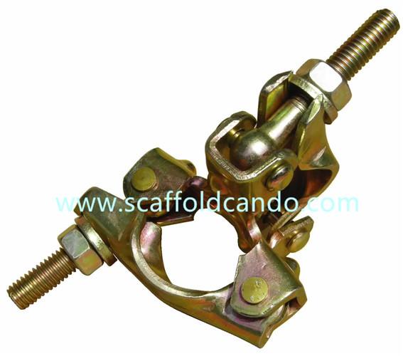 Cheap Right angled coupler, pressed double coupler clamp, BS1139 EN39 EN10219 with high performance in scaffoldings for sale