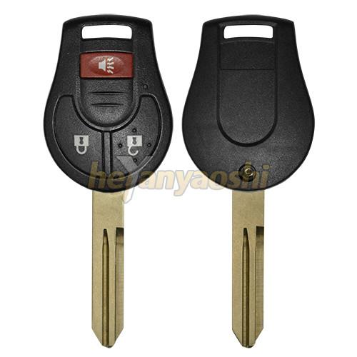 Cheap Nissan 3 Buttons Smart Key Shell with Emergency Key Insert for sale
