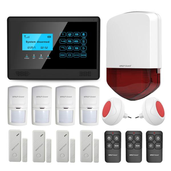 Cheap Wireless Wired Smart Burglar Alarm System WIFI GSM for sale