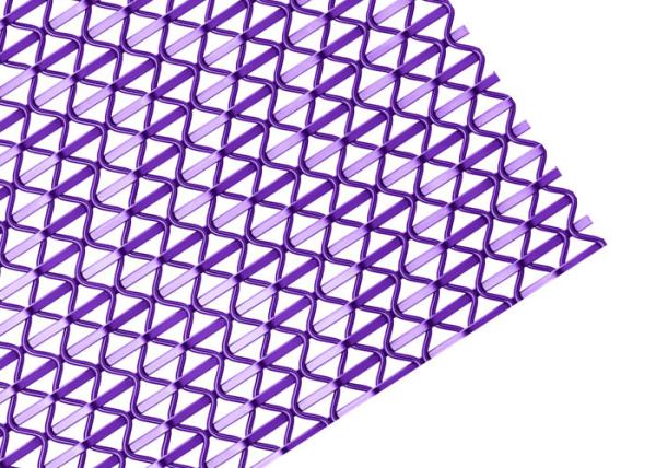 Cheap Parking Garage Antique Brass Plated Decorative Mesh Rigid Series Woven Wire Mesh for sale
