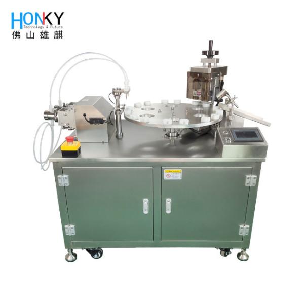 Cheap Small Scale Reagent Bottle Filling Capping Machine Semi Automtaic for sale