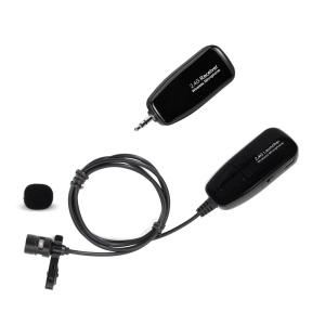 China Mini Wireless Lapel Microphone Lavalier Collar Clip Microphone Portable Stereo Condenser Mic For Home Amplifier Speak on sale