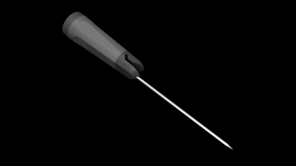 Cheap 20cm Dark Gray Wireless Thermometer Probe With App Meat Temperature Probe for sale