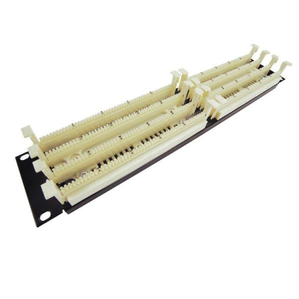 Cheap 200 pair 110 Terminal Block 19" 1U 110 Cross Connect Distribution Frame Patch Panel for sale