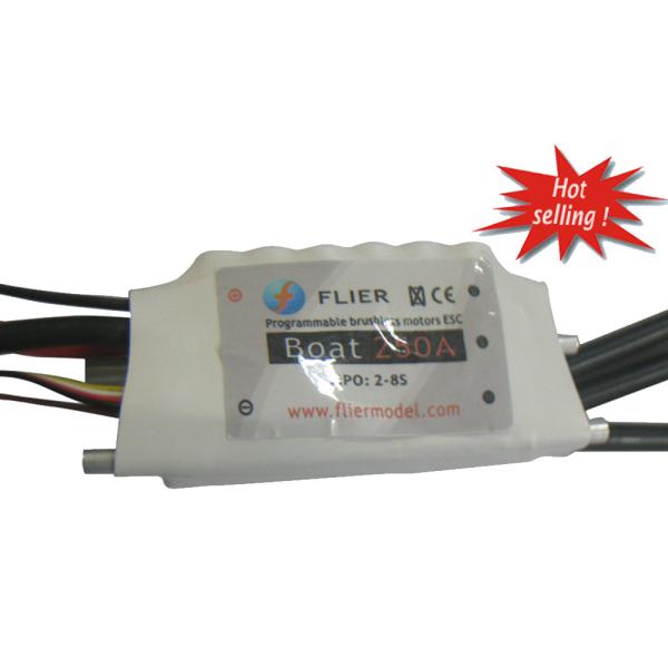 Cheap Durable RC 250A 2-8s Brushless Esc , Boat RC Model Speed Controllers Small Size for sale