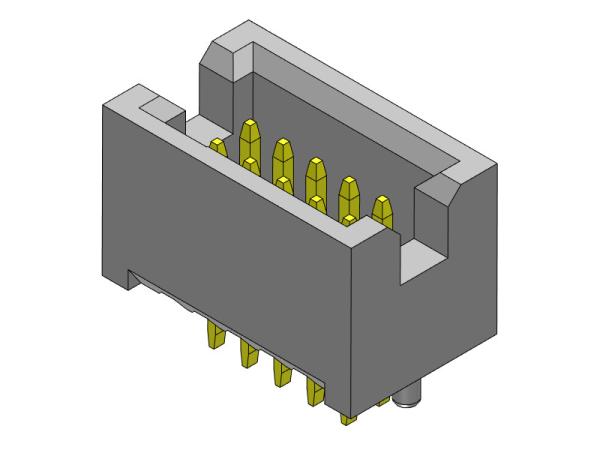 Cheap 1.27mm Box Header Connector 1.0AMP For Computer Mainboard for sale