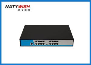 China 17 Port POE Ethernet Switch 14 * 10 / 100M POE Port 3 Uplink Gigabit Ethernet Port on sale