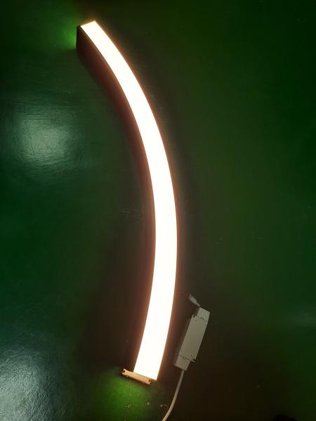 Cheap Arc Curved Linear Led Light Continuous 5800lm Pendant Light Linear for sale
