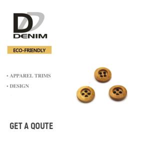 Best Customized Wooden Buttons Size 4 Holes Bulk Button Stock Sizes wholesale