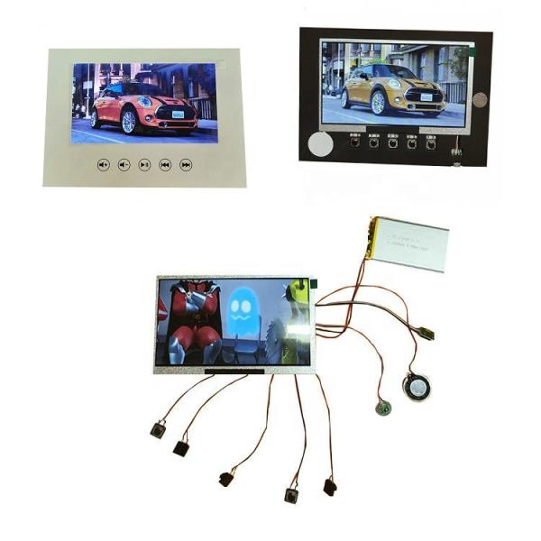 Cheap Custom LCD video player module, TFT LCD MP4 video module with 8GB memory for sale