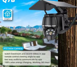 China H.265 Mp4 4g Wifi Security Camera Solar Ptz Ir Night Vision on sale