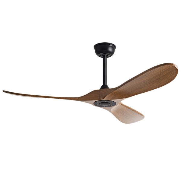 Cheap Stylish 52-Inch Large Ceiling Fan With 3 Durable ABS Blades Modern Simple Design Remote Control for sale