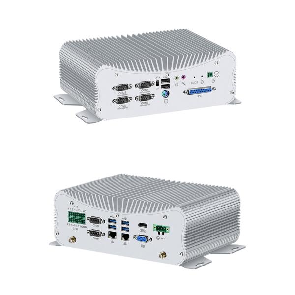 Cheap Intel Core i5 8350U Industrial Fanless PC With Dual SODIMM DDR4 32G Windows 11 Linux for sale