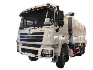 China 340hp Compression Garbage Truck SHACMAN F3000 Rear Loader Garbage Truck 6x4 Euro Il on sale