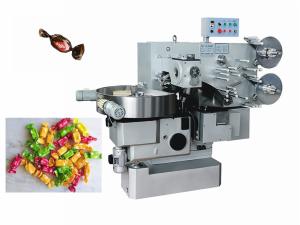 China Chocolate Milk Candy Double Twist Wrapping Machine Energy Efficiency on sale