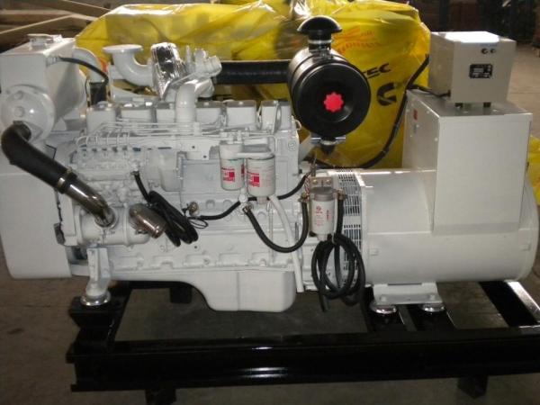 Cheap CCS Certification Marine Diesel Generator Set 85kw / 106kva Prime Output Power for sale