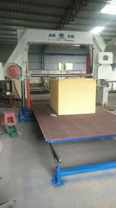 Horizontal Sponge Rigid Foam / Foam Rubber Cutting Machine Automatic