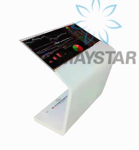 Multi Functional Transparent OLED Display 500 nits Brightness With Touch Screen