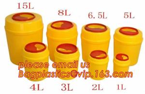 China 3/5/8/10/15 liter square Sharp Container Sharp Box Medical sharps disposal container, Medical Materials & Accessories Pr on sale