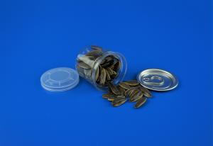 China Airtight EOE Sealing Candy 50ml Transparent Plastic Bottle on sale