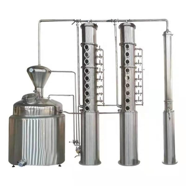Cheap Semi-Automatic Control System 3000lt Stainless Steel Vodka Whisky Distillation System for sale