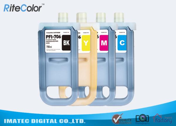 Cheap iPF Printers Pigment PFI 706 Canon Lucia Ink imagePrograf iPF8400 / iPF9400 Ink 700ML for sale