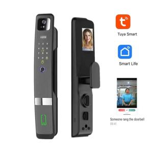 Best S924Max Smart Home Wifi Lock with Fingerprint Card Code Key Multi-unlock Way for Home wholesale