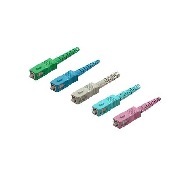 Cheap Quick Assembly Multimode SC Fiber Conenctor With Variety Of Colors for sale