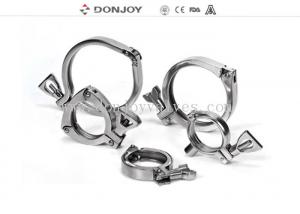 Best Heavy Duty Clamp DIN 10-DN300 Size With Wing Nut Sandblasting Finish wholesale