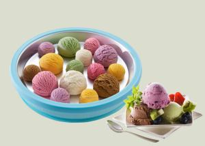 Non Electric Instant Ice Cream Maker Pan Fried Ice Cream Roll Machine Homemade Tool