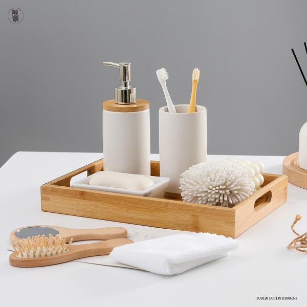 Cheap Embossed Ceramic Bathroom Accessories Set Luxury Golden Custom Design for sale