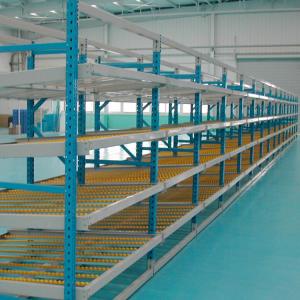 China Steel Industrial Warehouse Roller Racks / Carton Flow Rack Pick Systems on sale